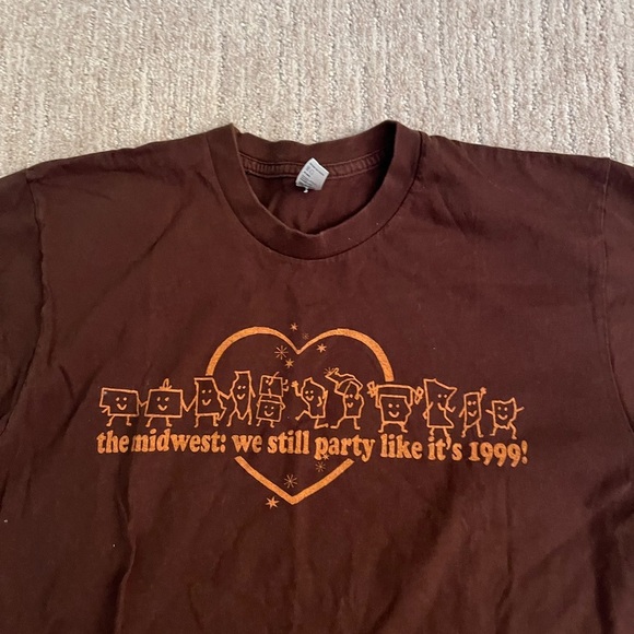 The Midwest: We Still Party Like it’s 1999 T Shirt Medium - Picture 3 of 3